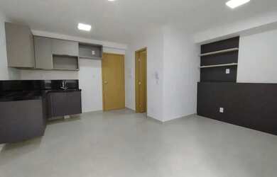 Imagem: O studio possui 1 Dormitório, 1 Banheiro, 40m² de Área e