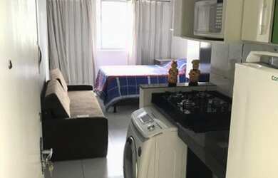 Imagem: A kitnet possui 1 Banheiro, Imóvel mobiliado e está localizado