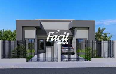 Imagem: A casa possui 2 Dormitórios, 1 Banheiro, 2 Vagas na garagem