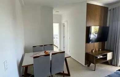 Imagem: O apartamento possui 2 Dormitórios, 1 Banheiro, 1 Vaga na garagem