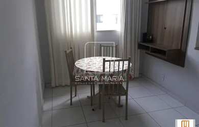 Imagem: O apartamento possui 2 Dormitórios, 1 Banheiro, 1 Vaga na garagem