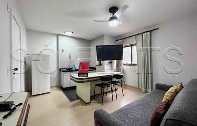 Imagem: O studio possui 1 Dormitório, 1 Banheiro, 1 Vaga na garagem