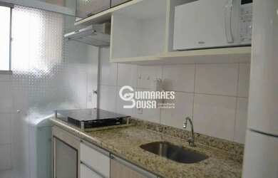 Imagem: O apartamento possui 2 Dormitórios, 1 Banheiro, 1 Vaga na garagem