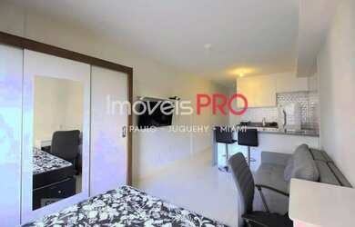 Imagem: O apartamento possui 1 Dormitório, 1 Banheiro, 28m² de Área