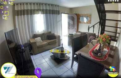 Imagem: A casa em condomínio possui 2 Dormitórios, 2 Banheiros, 1