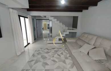 Imagem: A casa em condomínio possui 3 Dormitórios, 3 Banheiros, 1