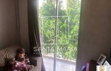 Imagem: O apartamento possui 2 Dormitórios, 1 Banheiro, 1 Vaga na garagem