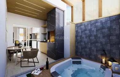 Imagem: A casa em condomínio possui 3 Dormitórios, 2 Banheiros, 2