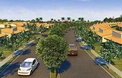 Imagem: A casa em condomínio possui 3 Dormitórios, 2 Banheiros, 1