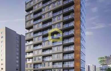 Imagem: O apartamento possui 1 Dormitório, 1 Banheiro, 1 Vaga na garagem