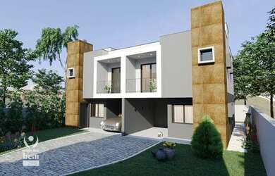 Imagem: A casa em condomínio possui 3 Dormitórios, 3 Banheiros, 1