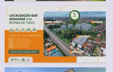 Imagem: O apartamento possui 2 Dormitórios, 1 Banheiro, 1 Vaga na garagem