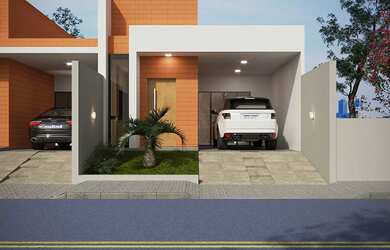 Imagem: A casa em condomínio à venda possui 3 Dormitórios, 2 Banheiros