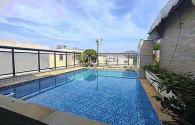 Imagem: O apartamento na cobertura possui 4 Dormitórios, 4 Banheiros