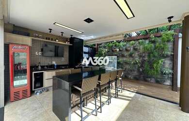 Imagem: A casa possui 3 Dormitórios, 5 Banheiros, 4 Vagas na garagem