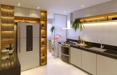 Imagem: O apartamento possui 2 Dormitórios, 2 Banheiros, 1 Vaga na