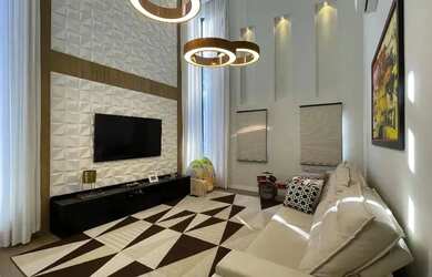 Imagem: A casa em condomínio possui 5 Dormitórios, 5 Banheiros, 4