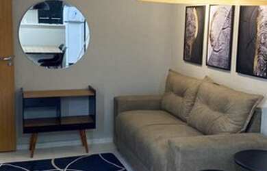 Imagem: O apartamento possui 2 Dormitórios, 1 Banheiro, 2 Vagas na