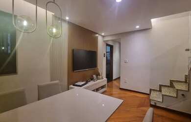 Imagem: O apartamento na cobertura possui 3 Dormitórios, 2 Banheiros