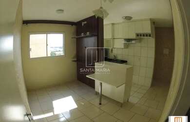 Imagem: O apartamento possui 2 Dormitórios, 1 Banheiro, 1 Vaga na garagem