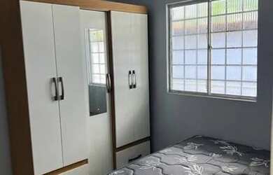 Imagem: O apartamento possui 1 Dormitório, 1 Banheiro, 1 Vaga na garagem