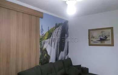 Imagem: O apartamento possui 2 Dormitórios, 1 Banheiro, 1 Vaga na garagem