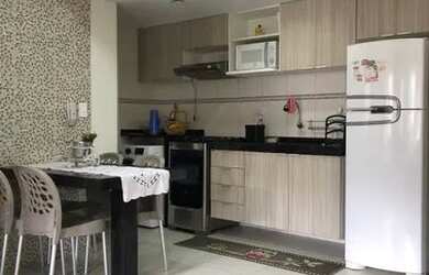 Imagem: O apartamento possui 1 Dormitório, 1 Banheiro, 1 Vaga na garagem