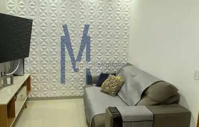 Imagem: O apartamento possui 2 Dormitórios, 1 Banheiro, 1 Vaga na garagem