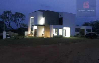 Imagem: A casa em condomínio possui 4 Dormitórios, 5 Banheiros, 5