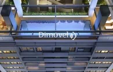 Imagem: A kitnet possui 1 Dormitório, 1 Banheiro, 1 Vaga na garagem