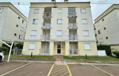 Imagem: O apartamento possui 2 Dormitórios, 1 Banheiro, 1 Vaga na garagem