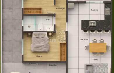 Imagem 2: Casa à venda Condomínio Reserva Ecoville I - Contorno