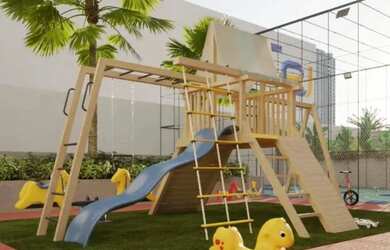 Imagem: O apartamento possui 3 Dormitórios, 1 Banheiro, 1 Vaga na garagem