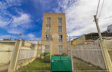 Imagem: O apartamento possui 1 Dormitório, 1 Banheiro, 1 Vaga na garagem