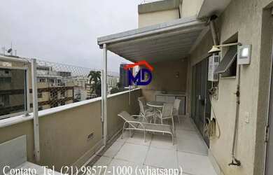 Imagem 3: Botafogo, Cobertura, 2 suites, 2 vagas, terraço com vista urbana do Bairro