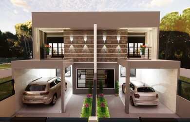 Imagem: A casa em condomínio possui 3 Dormitórios, 3 Banheiros, 2