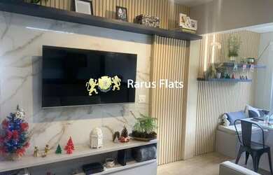 Imagem: O studio possui 1 Dormitório, 1 Banheiro, 1 Vaga na garagem