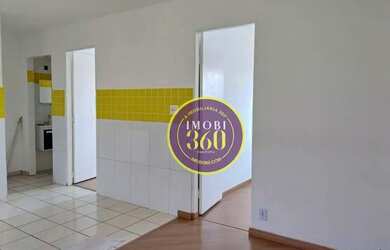 Imagem: O apartamento possui 2 Dormitórios, 1 Banheiro, 1 Vaga na garagem