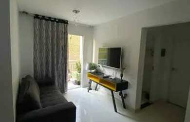 Imagem: O apartamento possui 2 Dormitórios, 1 Banheiro, 1 Vaga na garagem