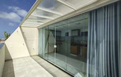 Imagem: O apartamento na cobertura possui 3 Dormitórios, 3 Banheiros