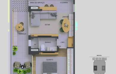 Imagem 14: Apartamento à venda no Brickell com 1 quarto e 36m²
