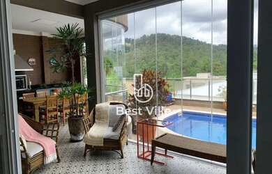 Imagem 3: Casa com 4 dormitórios para alugar, 475 m² por R$ 30.910,00/mês - Alphaville - Santana de