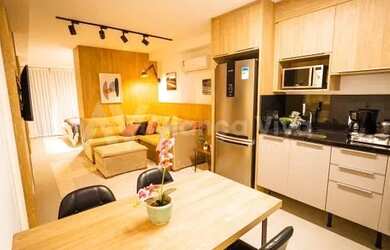 Imagem: O apartamento possui 1 Dormitório, 2 Banheiros, 47m² de Área