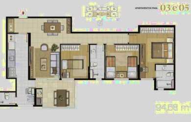 Imagem 4: Apartamento à venda, 3 quartos, 1 suíte, 2 vagas, Piemonte - Nova Lima/MG