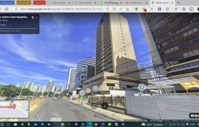 Imagem 2: Sala de 32m², banheiro privativo, garagem, Av. ACM!!