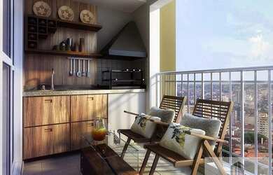 Imagem: O apartamento possui 2 Dormitórios, 2 Banheiros, 2 Vagas na