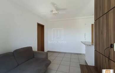 Imagem: O apartamento possui 1 Dormitório, 2 Banheiros, 1 Vaga na garagem