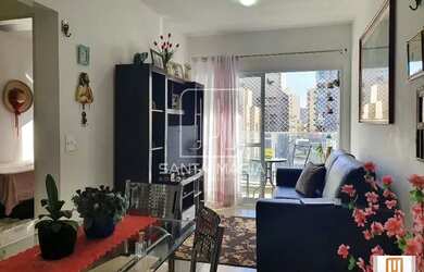 Imagem: O apartamento possui 1 Dormitório, 1 Banheiro, 1 Vaga na garagem