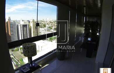 Imagem: O apartamento na cobertura possui 4 Dormitórios, 5 Banheiros