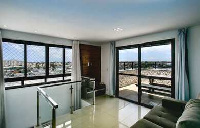 Imagem: O apartamento na cobertura possui 2 Dormitórios, 3 Banheiros